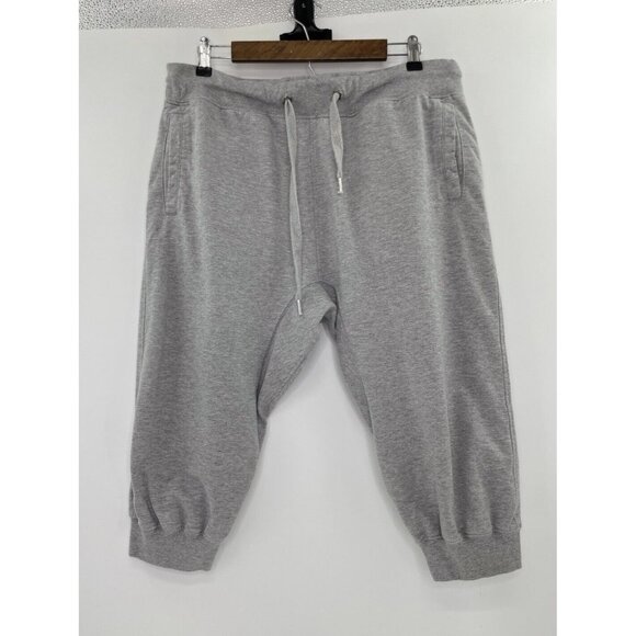 Switch Remarkable Men’s Gray Jogger Cropped Slouchy 100% Cotton Blend Elastic XL - Picture 1 of 8